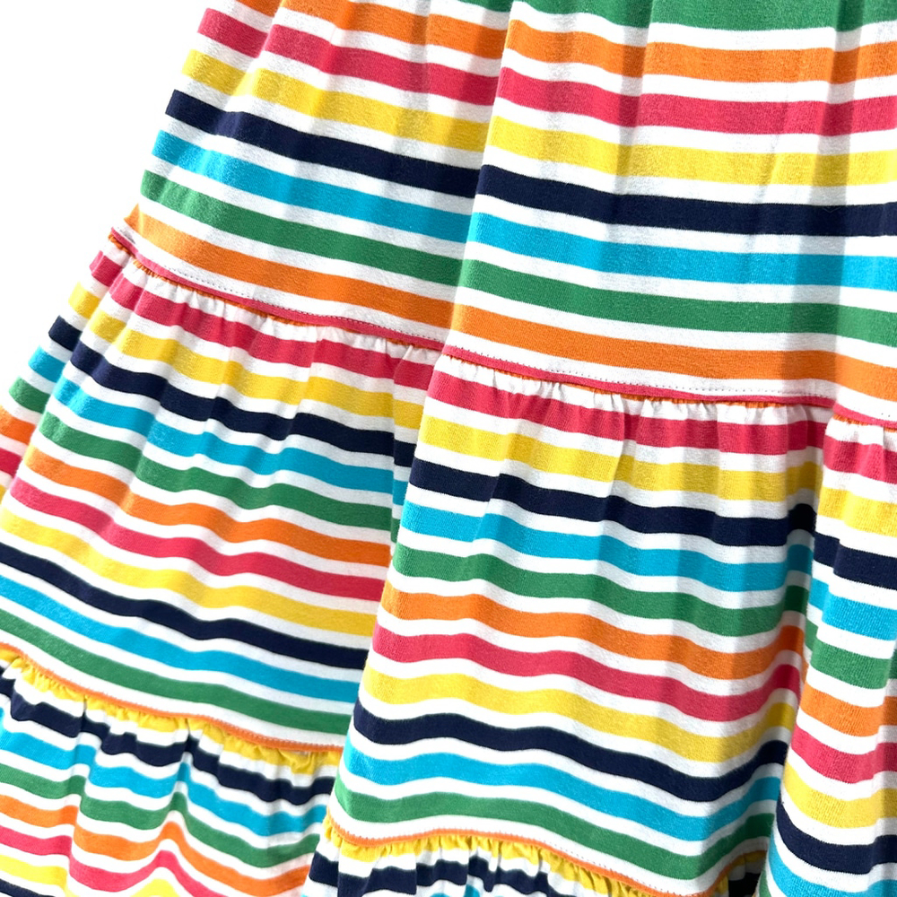 HANNA ANDERSSON Twirl Power Racerback RAINBOW STRIPE Summer Boho Dress GIRLS 10 - Picture 6 of 7